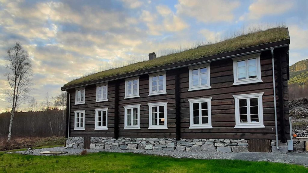 Søholt lafta hus utvendig